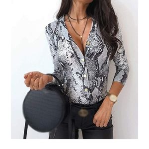 Snake Print Blouse
